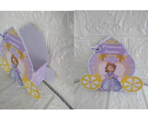 60 Lembrancinhas de Aniversário Princesa Sofia Personalizado