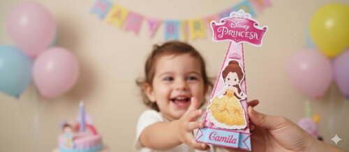 90 Personalizados Lembrancinhas Princesas Disney Aniversário