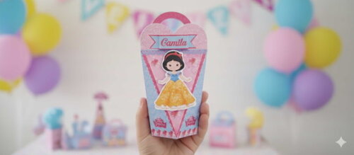 90 Personalizados Lembrancinhas Princesas Disney Aniversário