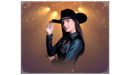 Adesivo para Caderno Ana Castela Boiadeira Personalizado