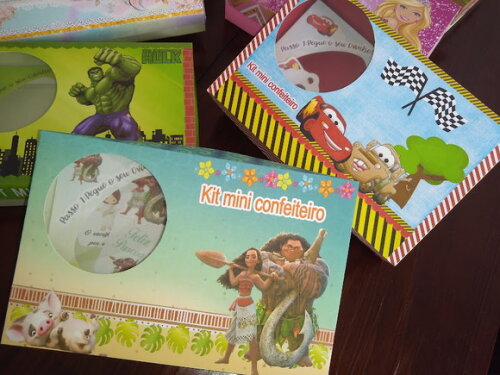 Caixa Kit Mini Confeiteiro Páscoa 5 Unidades