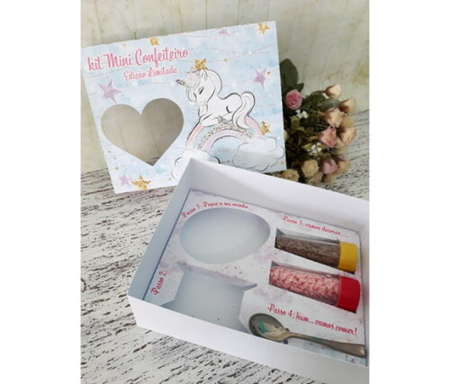Caixa Kit Mini Confeiteiro Páscoa Infantil 5 Unidades