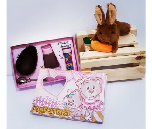 Caixa Kit Mini Confeiteiro Páscoa Infantil 5 Unidades