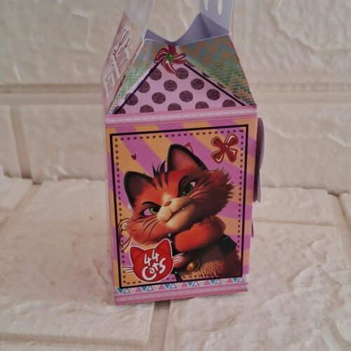 Caixa Milk 44 Gatos Lembrancinha Personalizada