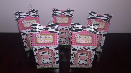 Caixa Milk Fazendinha Rosa