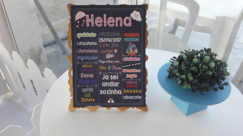 Chalkboard Chuva de Amor Digital