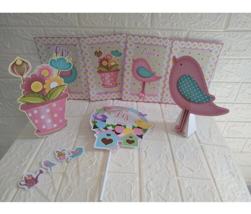 Decoração Jardim Passarinhos