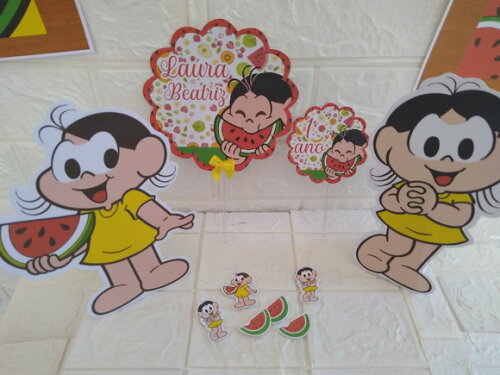 Festa Magali Turma da Monica Decoração Melancia Aniversário