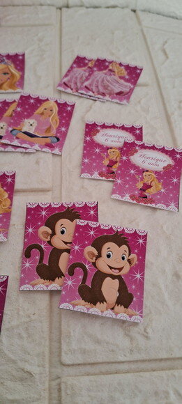 Jogo do Mico Lembrancinha Aniversário Festa Barbie 15 un