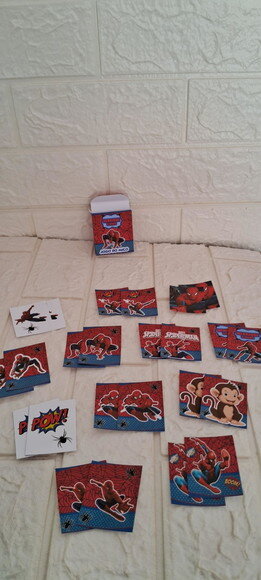 Jogo do Mico Lembrancinha Personalizada Homem Aranha 30 un