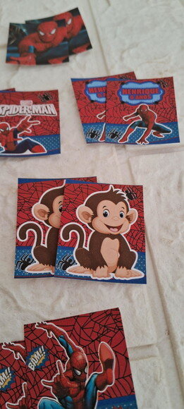 Jogo do Mico Lembrancinha Personalizada Homem Aranha 30 un