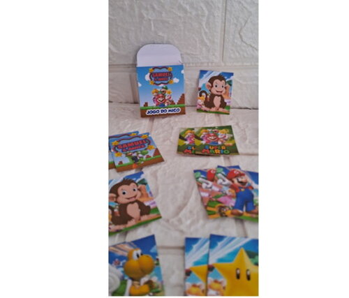 Jogo do Mico Super Mario Lembrancinha Personalizada 15 un