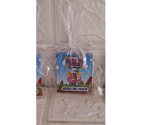 Jogo do Mico Super Mario Lembrancinha Personalizada 15 un