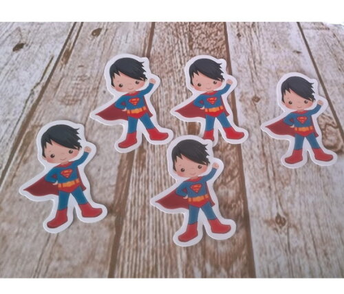 Kit 20 Caixas Lembrancinhas Personalizadas Super Homem Cute