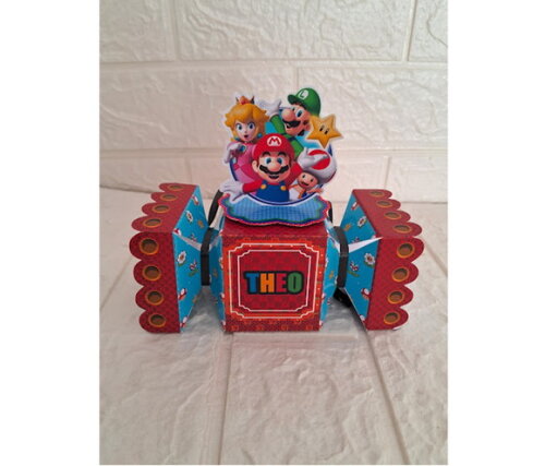 Kit 20 Lembrancinhas Personalizadas Super Mario