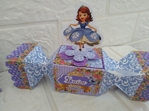 Kit 30 Lembrancinhas Princesa Sofia Personalizados Kit Festa
