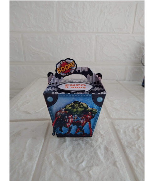 Kit 30 Peças Festa Lembrancinhas Personalizadas Vingadores