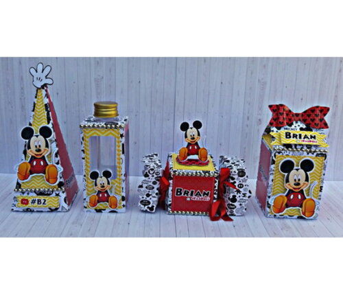 Kit 40 Lembrancinhas Personalizadas Mickey