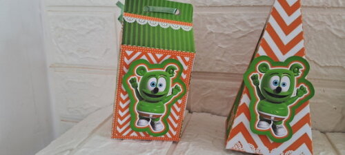 Kit 60 Peças Lembrancinhas Personalizadas Gummy Bear