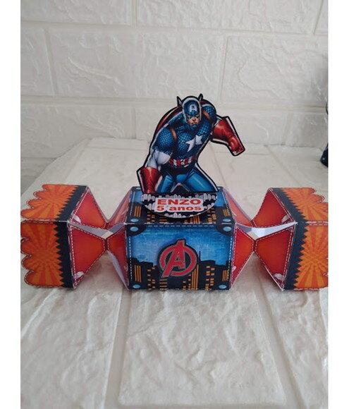 Kit 75 Peças Festa Lembrancinhas Personalizadas Vingadores