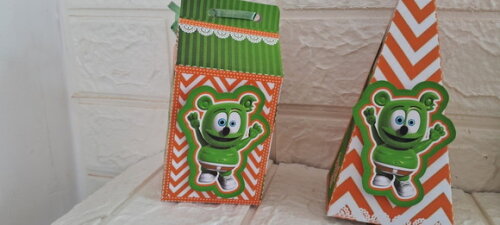 Kit 75 Peças Lembrancinhas Personalizadas Gummy Bear