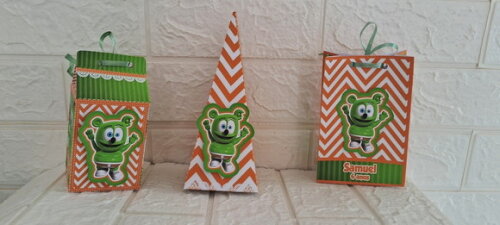 Kit 75 Peças Lembrancinhas Personalizadas Gummy Bear