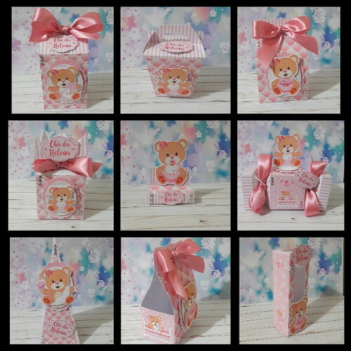 Kit de Lembrancinhas para Chá de Bebê Fraldas Menina