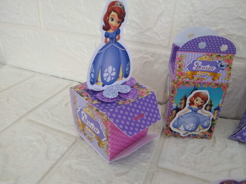 Kit de Personalizados Lembrancinhas Princesa Sofia 145 Itens
