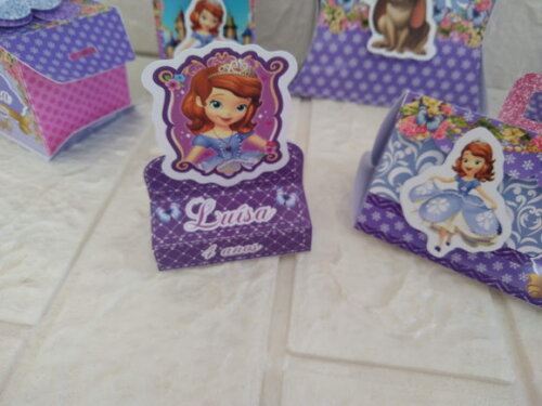 Kit de Personalizados Lembrancinhas Princesa Sofia 145 Itens
