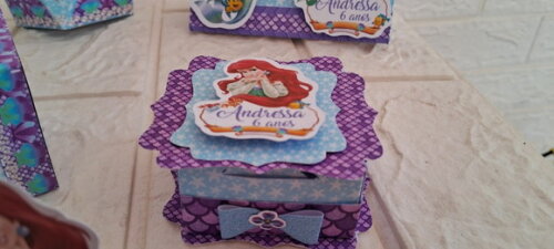 Kit Festa 110 Lembrancinhas Ariel a Pequena Sereia