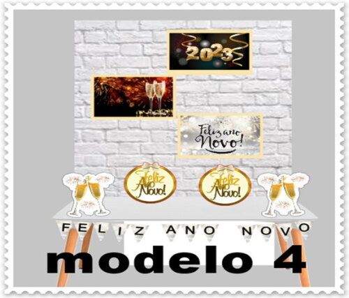 Kit Decoração Natal Natalina Ano Novo Papai Noel