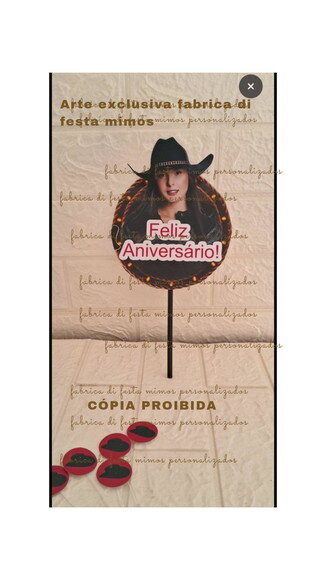 Kit Festa Ana Castela Boiadeira Decoração de Aniversário