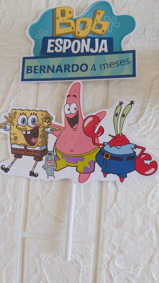 Kit Festa Bob Esponja Só Um Bolinho