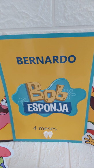 Kit Festa Bob Esponja Só Um Bolinho