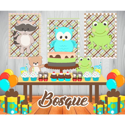 Kit Festa Bosque Encantado