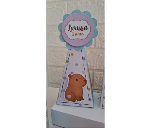 Kit Festa Capivara Lembrancinha de Aniversário 30 Itens
