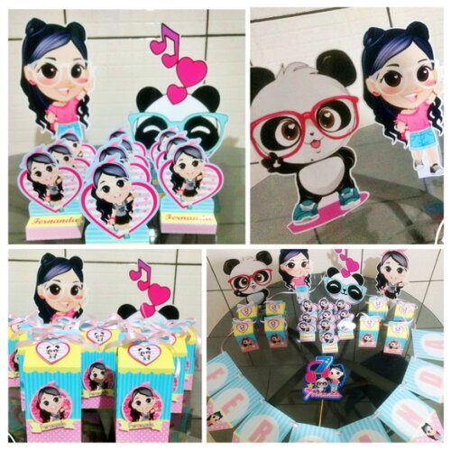 Kit Festa da Luluca Lembrancinhas Personalizadas