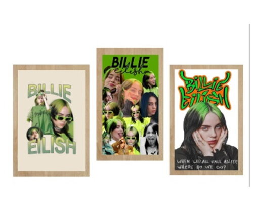 Kit Festa Decoração de Aniversário Billie Eilish Cantora