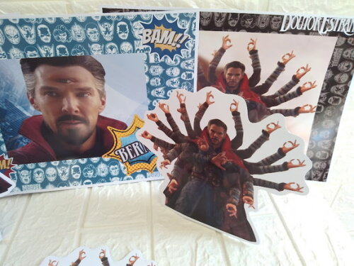 Kit Festa em Casa Doutor Estranho Vingadores Só Um Bolinho