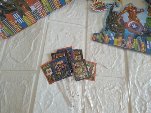 Kit Festa Liga da Justiça Decoração de Aniversário Topo Bolo