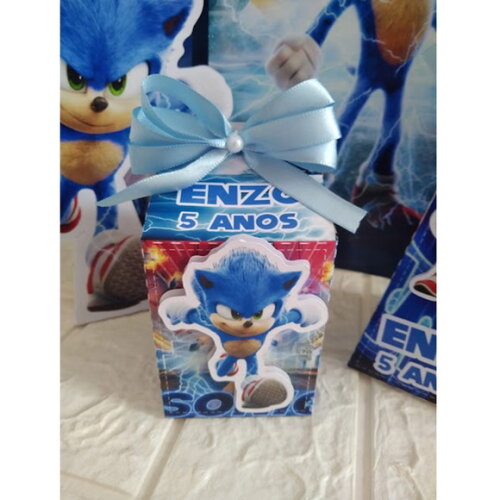 Kit Festa Sonic Lembrancinha de Aniversário