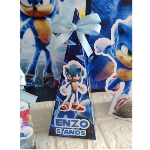 Kit Festa Sonic Lembrancinha de Aniversário