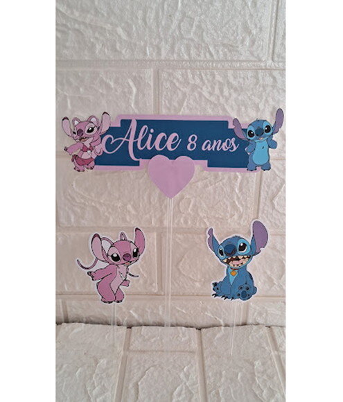 Kit Festa Stitch Angel Lilo Stitch Kit Só Um Bolinho Stitch