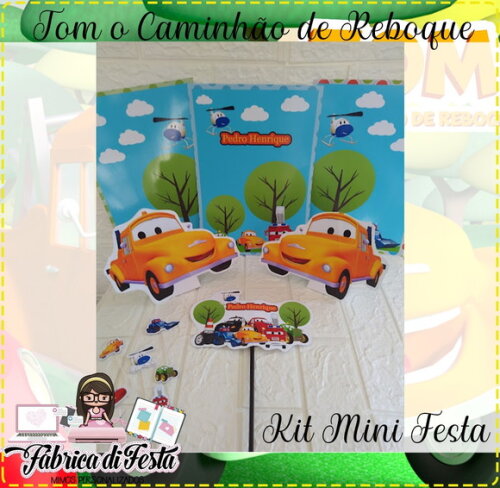 Kit Festa Tom o Caminhão de Reboque