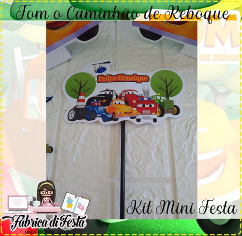 Kit Festa Tom o Caminhão de Reboque