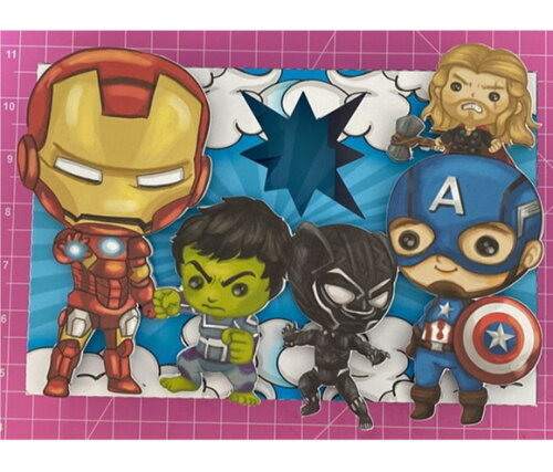 Kit Mini Confeiteiro os Vingadores The Avengers