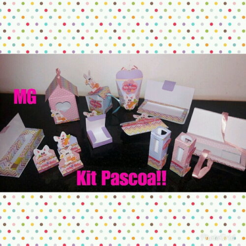 Kit Pascoa 60 Peças