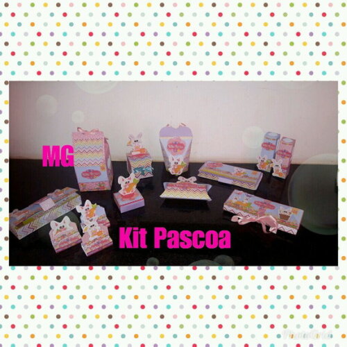 Kit Pascoa 60 Peças