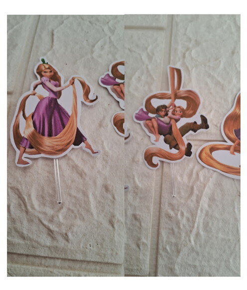 Kit Personalizados Rapunzel Enrolados Lembrancinha 40 Itens
