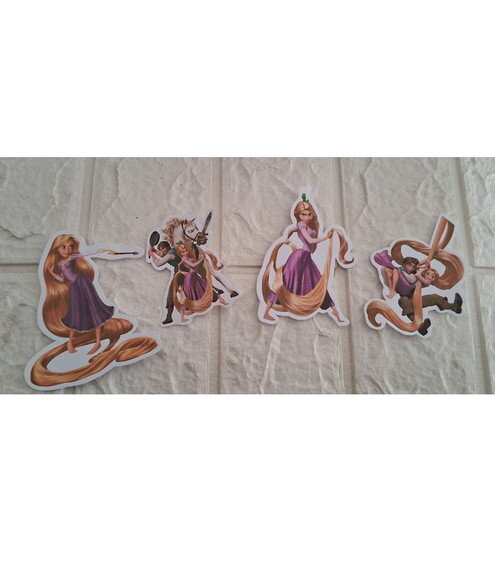 Kit Personalizados Rapunzel Enrolados Lembrancinha 40 Itens